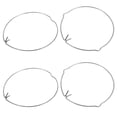 thumbnail image 4 of KAKOWELY spring clips 4pcs Lamp Retaining Spring Clip Ring Replacement Down Lights Fixing Springs Lighting Clips Spotlight Retainer Rings For Bulbs4.13"X3.94"X0.08", 4 of 5
