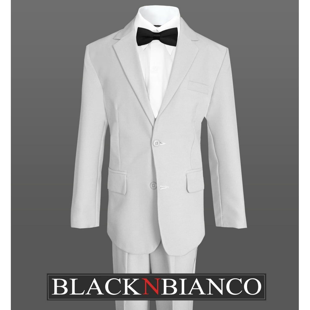 Black N Bianco - Black N Bianco Boys Suits w/ Bow Tie - Walmart.com ...