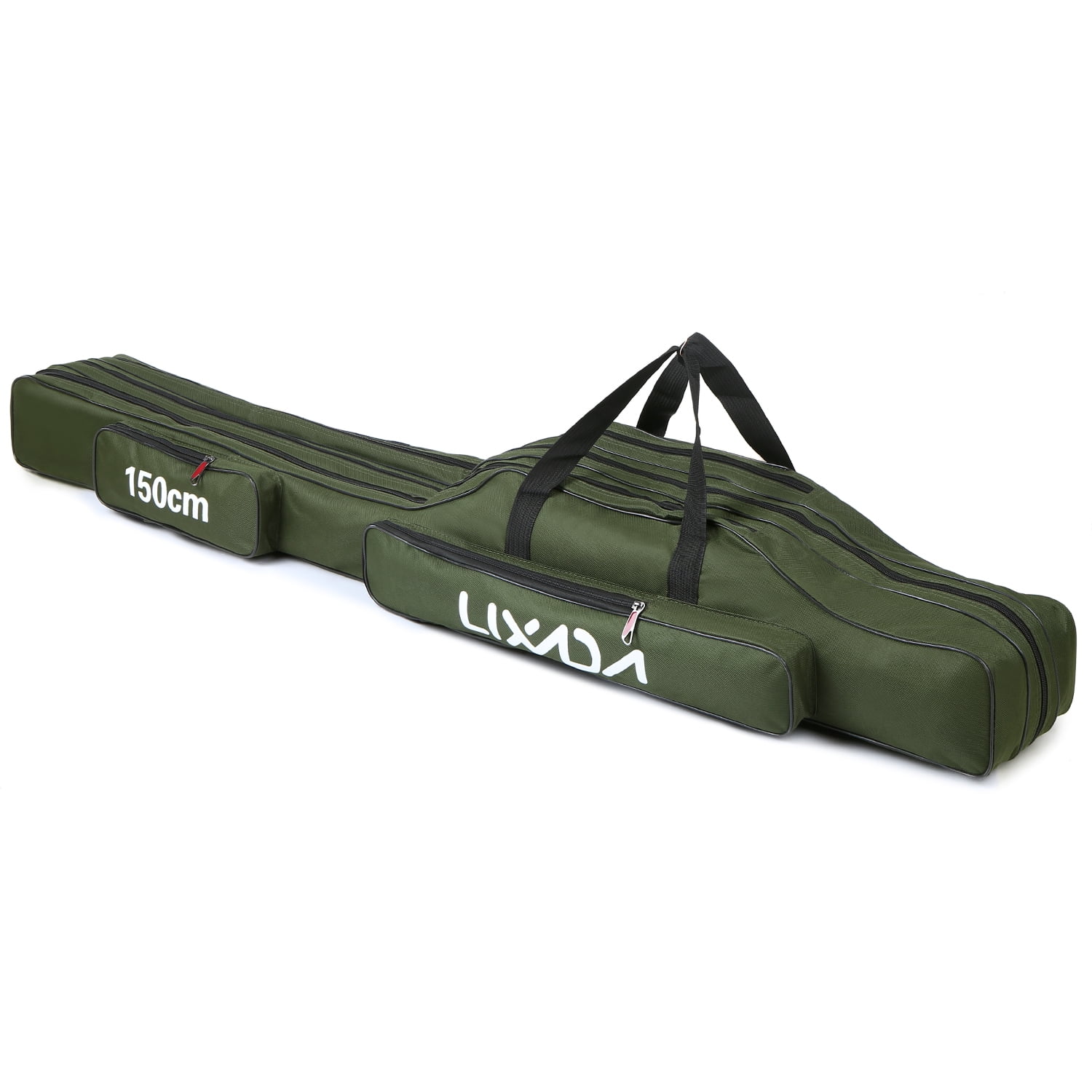 Lixada 3 Layers Fishing Pole Bag Portable Folding Rod
