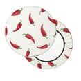 thumbnail image 2 of Disketp Chili Stool Covers Round, Super Soft Round Bar Stool Cushion Covers Seat Cushion - 12 Inch, 2 of 7