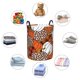 thumbnail image 4 of Balery Various Pumpkins Cesta de ropa redonda con asas, impermeable, independiente, para ropa, juguetes, dormitorio y familia-Medium, 4 of 6