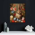 thumbnail image 5 of JRXY Bunny Decor French Country Decor, Rabbit Wall Art Rustic Farmhouse Decor, Rustic Wooden Vintage Wall Decor with Frame, Bunny Rabbit Art Poster for Home and Easter Decoration, 5 of 5