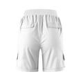 thumbnail image 4 of Women's Shorts Women Cargo Shorts Summer Loose Hiking Shorts With Pockets,White Women's Shorts M, 4 of 4