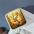 thumbnail image 4 of ZFLMY Deer Sun Trees Friendship Day Gifts Jewelry Box Necklace Ring Earring Organizer Travel Case Compact Size Pink, 4 of 5