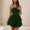 Army Green, variant on Xihbxyly Dress for Women Fashion Solid Color Off the Shoulder Mid-Length Dress Quick Dry Slim Fit Sleeveless Sundress