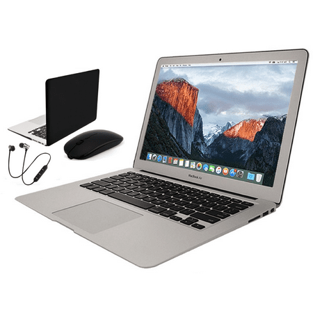 Apple Macbook Air Bundle [11.6 Inch Retina Display] [4GB RAM] [128GB SSD] Includes: Wireless Headset, Generic Case, Bluetooth Mouse & 1 Year Warranty (Refurbished)