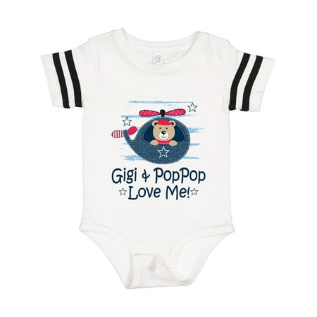 

Inktastic Gigi and PopPop Love Me Gift Baby Boy Bodysuit