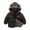 Black, variant on XEGLSBU Girls Winter Coat Size 10-12 Blue Toddler Boys Girls Winter Coat Bear Ears Hooded with Pocket Jacket Two Sided Wear Thicken Windproof Zipper Warm Outwear Red Size 3-4 Years