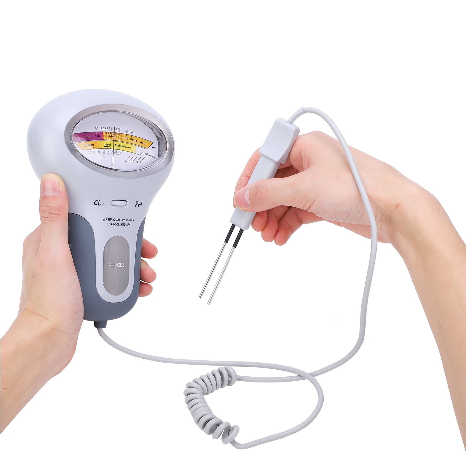 LNGOOR Quality PH/CL2 Chlorine Tester Level Meters For Swimming Pool Spa Hot Tubs