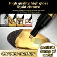 thumbnail image 6 of Permanent Liquid Mirror Chrome Marker,Chrome Mirror Paint Pens for Any Surface Chrome Paint Pen for Repairing, Model Painting, Marking or DIY Art Projects (3.0MM Tips, Gold, 1 Pcs), 6 of 8