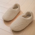 thumbnail image 6 of KANG Fleece Lined Closed Back Slippers Cozy Indoor Outdoor Shoes With Memory Foam Comfort Cushion For Warmth And Relaxation, 6 of 7