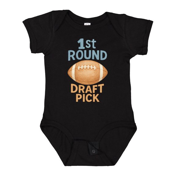 Inktastic 1st Round Draft Pick Boys or Girls Baby Bodysuit