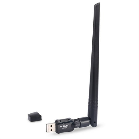 OURLINK 600Mbps mini 802.11ac Dual Band 2.4G/5G Wireless Network Adapter USB Wi-Fi Dongle