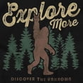 thumbnail image 2 of Bigfoot Explore More Nature Outdoors Crew Neck Short Sleeve Graphic Tee Brisco Brands S, 2 of 6