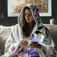 thumbnail image 4 of Gifts for Sister Birthday, Sister Hooded Blanket Wearable Blanket Sister Throw Blanket Hoodie Cozy Fleece Flannel Wearable Blanket Christmas Gifts for Sister, Sister Wearable Blanket, 4 of 6
