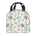 thumbnail image 4 of ZICANCN Insulated Lunch Bag for Women Men,Lovely Love Graffiti Reusable Cute Lunch Bags for Picnic School Work Office, 4 of 8