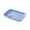 Blue-BU Home Decor, variant on JJV Plastic Meal Tray Left-Handed Heavyweight Lunch Tray with 2-Compartments, Durable Serving Plate for Cafeterias, and Dining Halls, 9.84 x 7.28 x 1.18 Inch