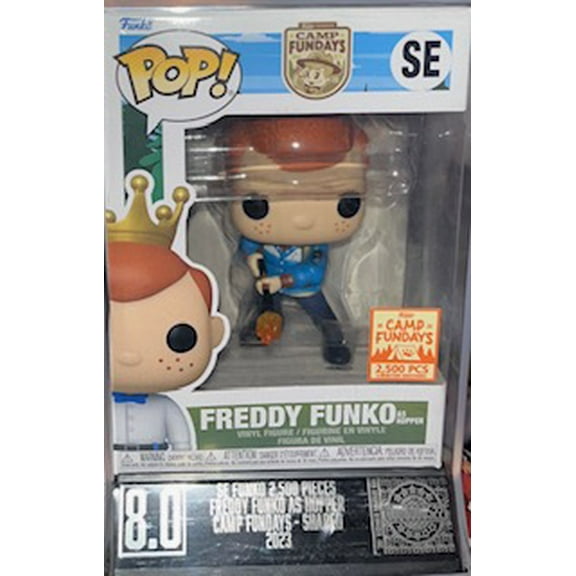 Funko Pop Vinyl Figure Freddy Funko as Hopper SE Graded Camp Fundays Limited Edition