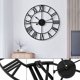 thumbnail image 2 of Reloj de pared redondo de madera de 10 pulgadas, reloj de pared silencioso retro sin tictac para sala de estar, dormitorio, cocina (26 cm/10), 2 of 3