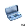 thumbnail image 4 of Cateissary IPX7 Pantalla de alimentación a prueba de agua Auriculares compatibles con Bluetooth con estuche de carga Auriculares inalámbricos Cables de audio/vídeo Azul, 4 of 6
