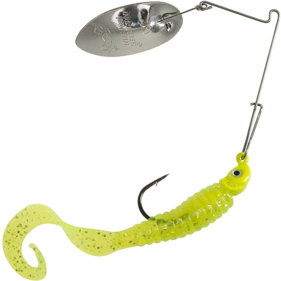 Panther Martin PMSTS_15ST_CSF Sonic Sizzle Tail Spinner Fishing Lure - 15ST (1/4 oz) - Chartreuse Silver Flake