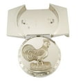 thumbnail image 2 of Removable Lighters Belt Buckle Rooster Cock Fighting Silver Metal Western Rodeo TEXAS STYLE, 2 of 3