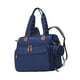 thumbnail image 3 of Bolsa de pañales, mochila con compartimento para zapatos, organizador divisor seco-húmedo, bolsa de viaje portátil, estuche para chupetes para las toa Azul, 3 of 8