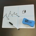 thumbnail image 5 of Flipside Products Magnetic Dry Erase Learning Mat, Two-Sided XY Axis/Plain, 9" x 12", Pack of 12, 5 of 5