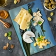 thumbnail image 5 of Airplane Cutting Board, Fighter Aircrafts up in Air Flight Machinery Wings Illustration Technology, Decorative Tempered Glass Cutting and Serving Board, Large Size, Blue Green Grey, by Ambesonne, 5 of 5