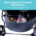 thumbnail image 3 of Foundations Gaggle Roadster Duo Side-by-Side Double Lightweight Stroller, Reclining Seats with Canopy, Black, 3 of 9