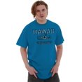 thumbnail image 5 of Hawaii Hibiscus Flower Distressed HI Men's Graphic T Shirt Tees Brisco Brands S, 5 of 6
