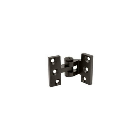 Solid Brass Pivot Base - Solid Brass Intermediate Pivot Hinge - Pair (Antique Brass)