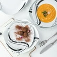 thumbnail image 6 of VEWEET, 18-Piece Porcelain Dinnerware Set, Ivory White Dinner Set, Service for 6, 6 of 7