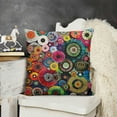 thumbnail image 2 of ,Colourful Velvet Throw Pillow Covers Sofa Pillowcase Car Square Throw Pillowcases Home Decoration, 2 of 5
