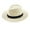 Beige, variant on Unisex Panama Summer Beach Sun Hat Wide Brim Cap For Women Men