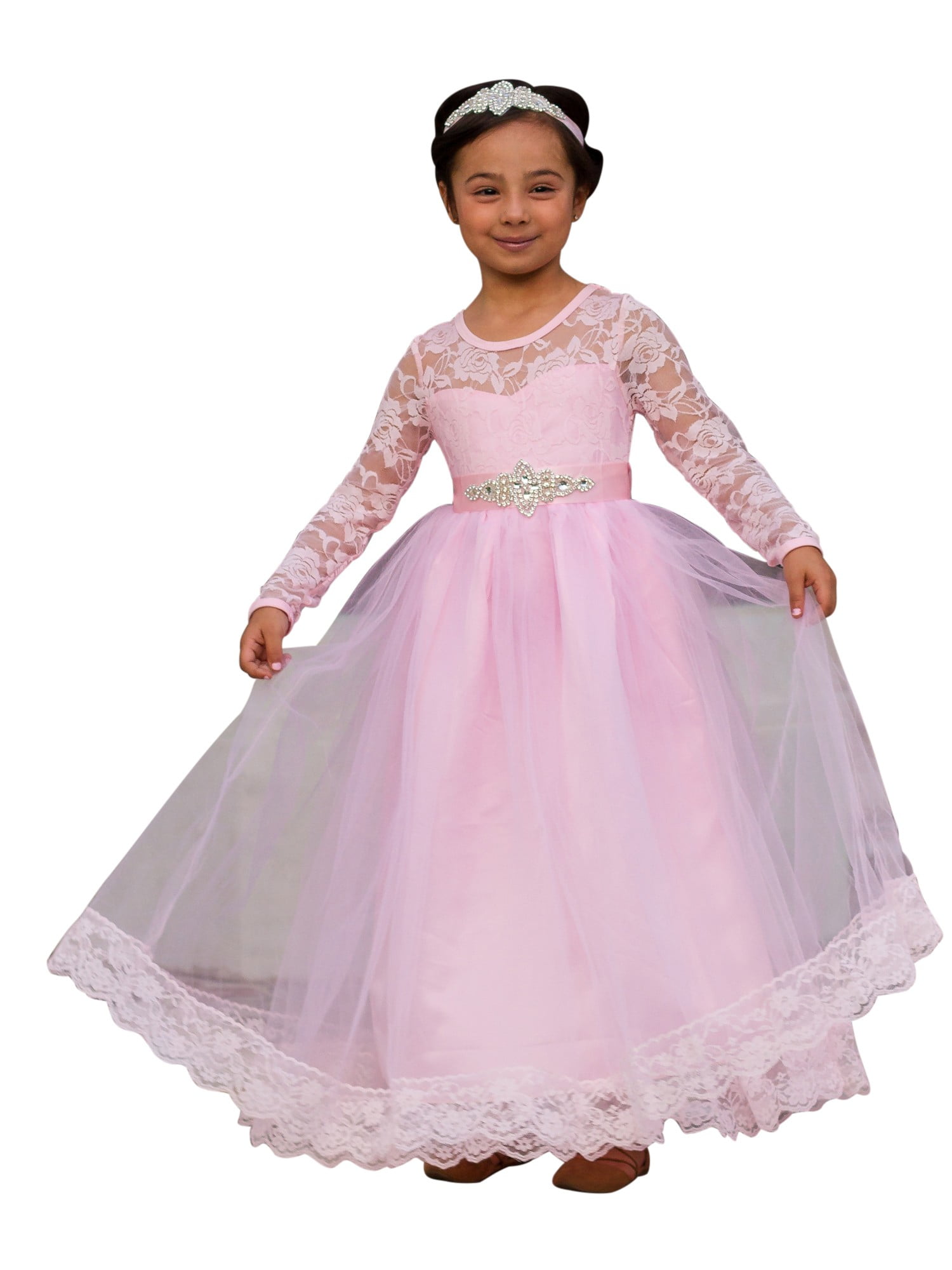 pink dress sash