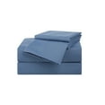 thumbnail image 3 of Kate Aurora Hotel Living Ultra Soft Microfiber Hypoallergenic Deep Pocket Sheet Sets - Slate Blue, King, 3 of 4