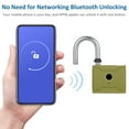 thumbnail image 3 of FlyFlise T1006D Smart Fingerprint Padlock Rechargeable Keyless 20 Fingerprints Emergency, 3 of 8