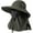 Green, variant on REDESS Nylon UPF 50+Fishing Hat for Men and Women-Light Gray