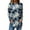 Sky Blue, variant on WTOBBY Women's Loose Fit Casual Floral Printed Round Neck Long Sleeve T-shirt Pullover Top Soft Breathable Material for Relaxed Wear Daily Comfort Fashion Blouse Trendy ,Army Green L