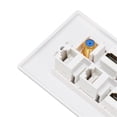 thumbnail image 4 of HD Multimedia Interface Wall Plate 6 Ports TV F Head CAT6 Network AV Wall Plate for Home, 4 of 4