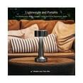 thumbnail image 7 of Bell + Howell 2 Pack Chelsea Small Table Lamp, Touch Lamps for Bedroom, LED Rechargeable Lamp, Cordless Lamp Great for Gifting, Small Lamps for Bedroom, Lamps for Living Room, Home Décor, Silver, 7 of 7