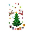 thumbnail image 4 of Pegatinas navideñas para nevera Soledad decoración navideña Papá Noel alce para puerta de garaje, 4 of 9