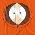 thumbnail image 2 of South Park Kenny Face Unisex Adult T Shirt (Large) Orange, 2 of 6
