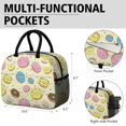 thumbnail image 6 of Lunch Bag Lunch Box for Women Reusable Insulated Lunch Bags,Water-Resistant Colored Donuts Cooler Lunch Tote Bag, Large Capacity for Work Travel Picnic, 6 of 6