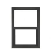 Double Pane Vertical Windows 24" x 36" Black Vinyl Window Low E Glass Argon Gas House Window