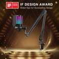 thumbnail image 2 of Micrófono de condensador USB para juegos FIFINE A6T con Boom Arm RGB, 2 of 8