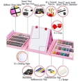 thumbnail image 5 of 208 Pcs Art Supplies, Brand Drawing Art Kit For Kids Adults Art Set With Double Sided Trifold Easel, Oil Pastels, Crayons(pink)_Special Gift Great Gift, 5 of 5