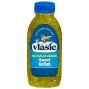 Vlassic No Sugar Added Sweet Relish, 9 fl. oz. bottle
