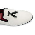 thumbnail image 2 of Mens Loafers Wedding Dress Shoes Slip-On Loafers for Men Tuxedo Suit Shoes, White-06, 10US, 2 of 5